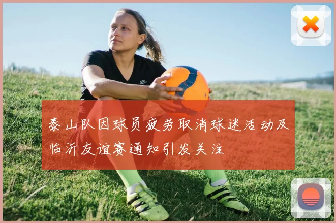 泰山队因球员疲劳取消球迷活动及临沂友谊赛通知引发关注
